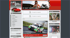 Desktop Screenshot of carsandgirls.hu